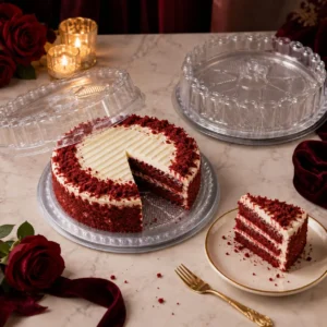Cake Box with Silver Base (Pack of 1)