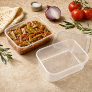 Thick Tupperware with Lid 160/25 (Pack of 5)