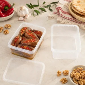 Thick Tupperware with Lid 180/2 (Pack of 5)