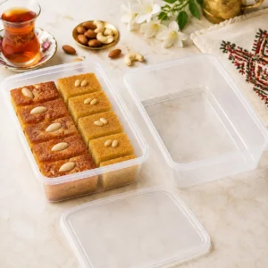 Thick Tupperware with Lid 180/3 (Pack of 5)