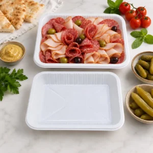 White Plastic Tray #2 (Pack of 55)
