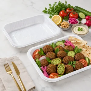 White Plastic Tray #3 (Pack of 55)