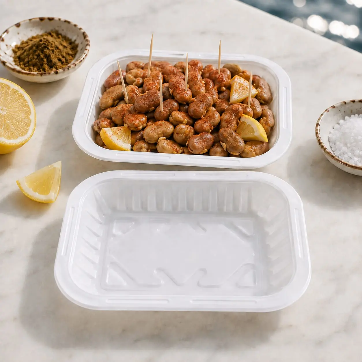White Plastic Tray #0 (Pack of 55)